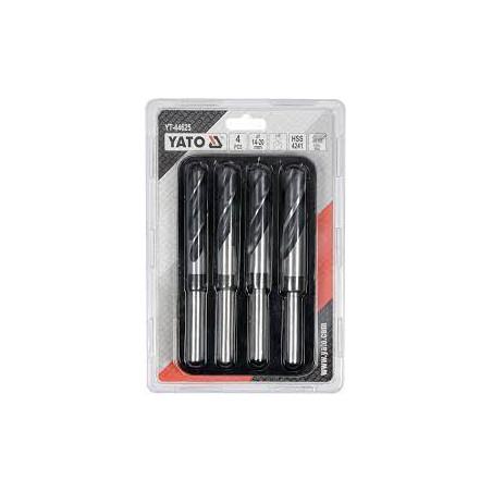 Wiertło  do metalu komplet  14-20 YATO 4szt.